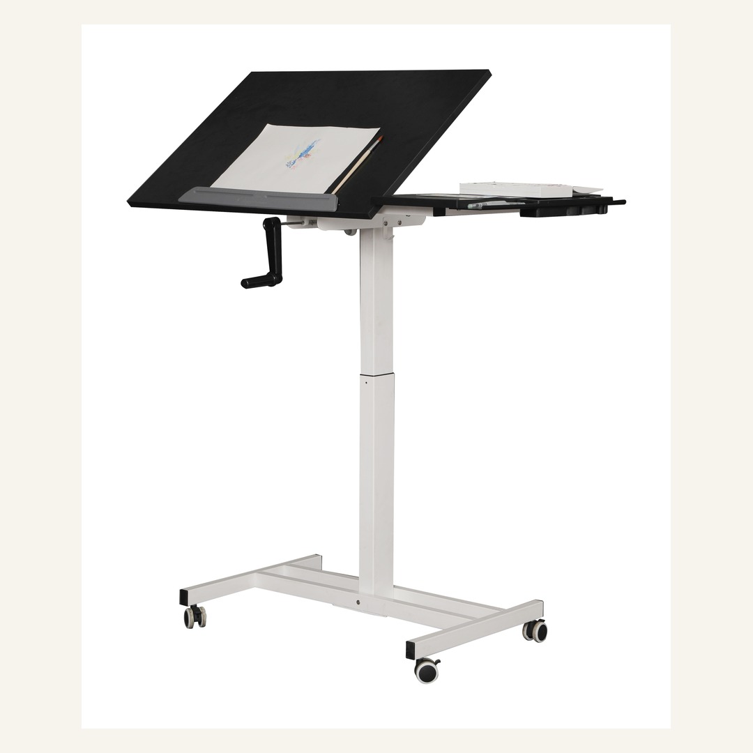 Mobile Drafting Desk Cart